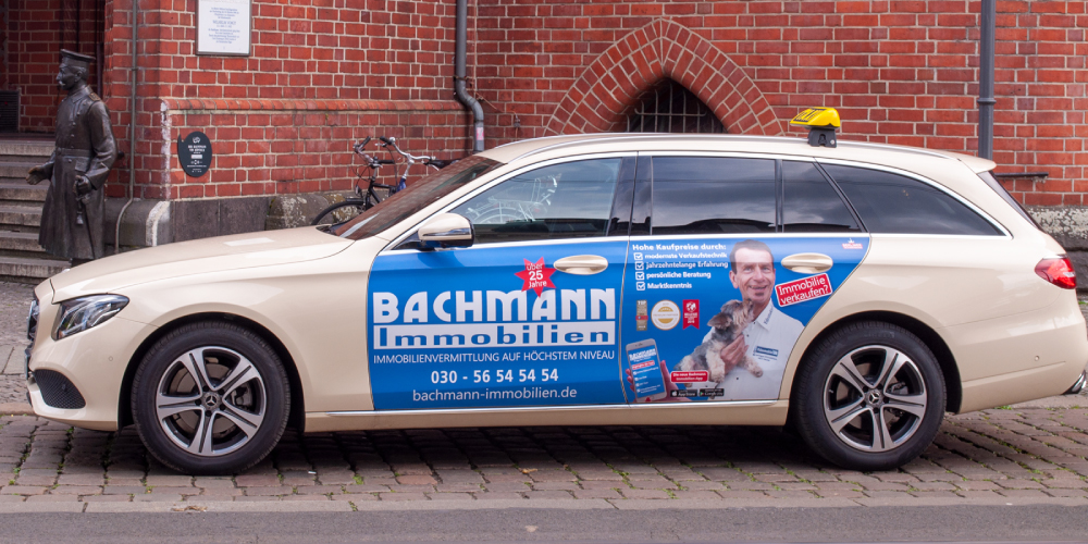 Berliner Taxiwerbung Referenz Bachmann